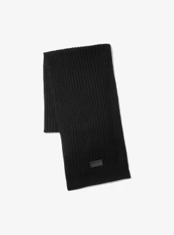 Ribbed Wool Scarf