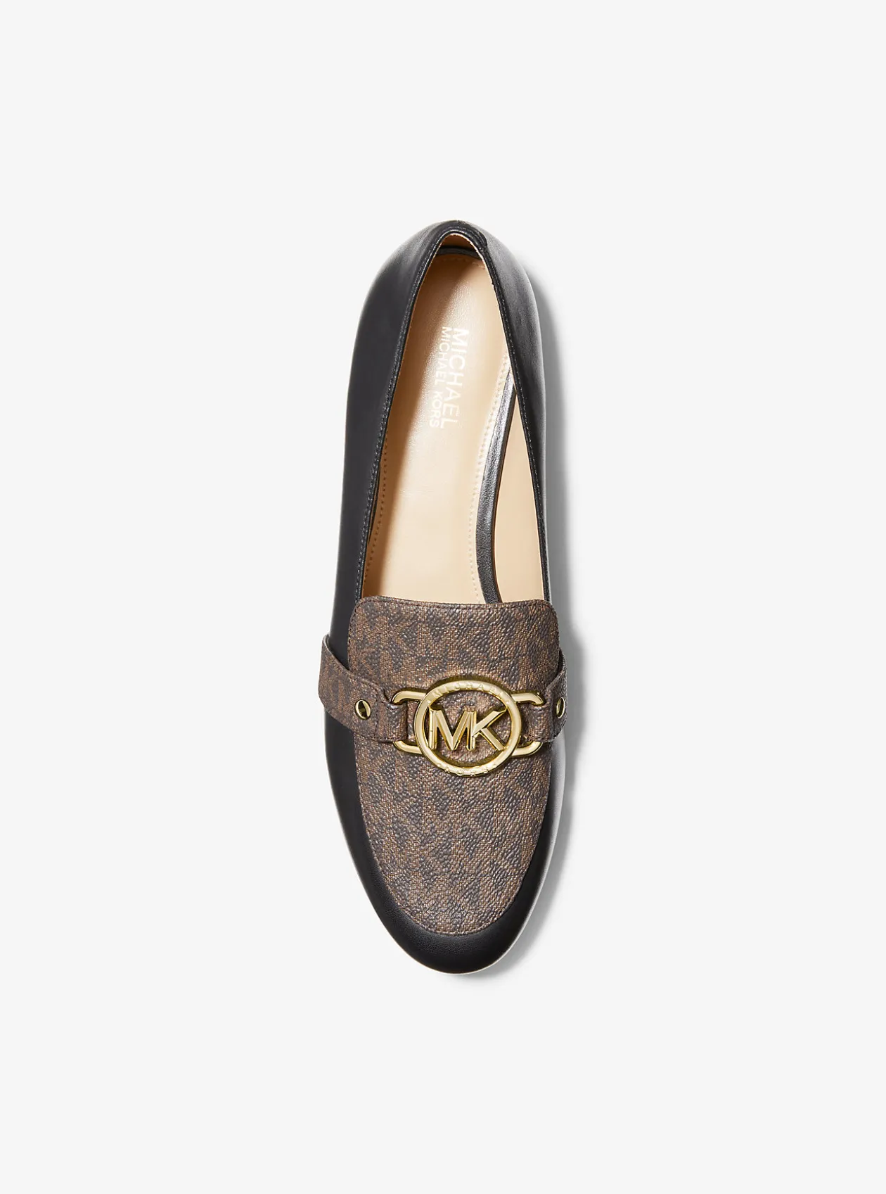 Rory Leather and Logo Loafer