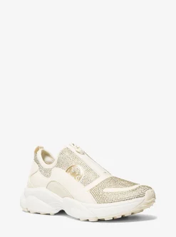 Sami Embellished Scuba Zip-Up Trainer