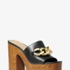 Scarlett Leather Platform Mule