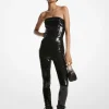 Sequined Strapless Jumpsuit
