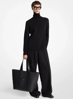 Sharon Medium Leather Tote Bag