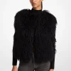 Shearling Cropped Vest