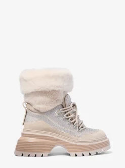 Shiloh Embellished Mixed-Media Boot