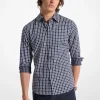 Slim-Fit Woven Plaid Shirt