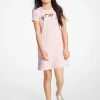Stretch Cotton Logo T-Shirt Dress
