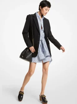 Stretch Wool Boyfriend Blazer