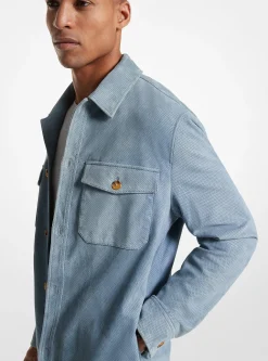 Suede Shirt Jacket