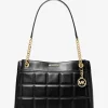 Susan Medium Quilted Leather Tote Bag
