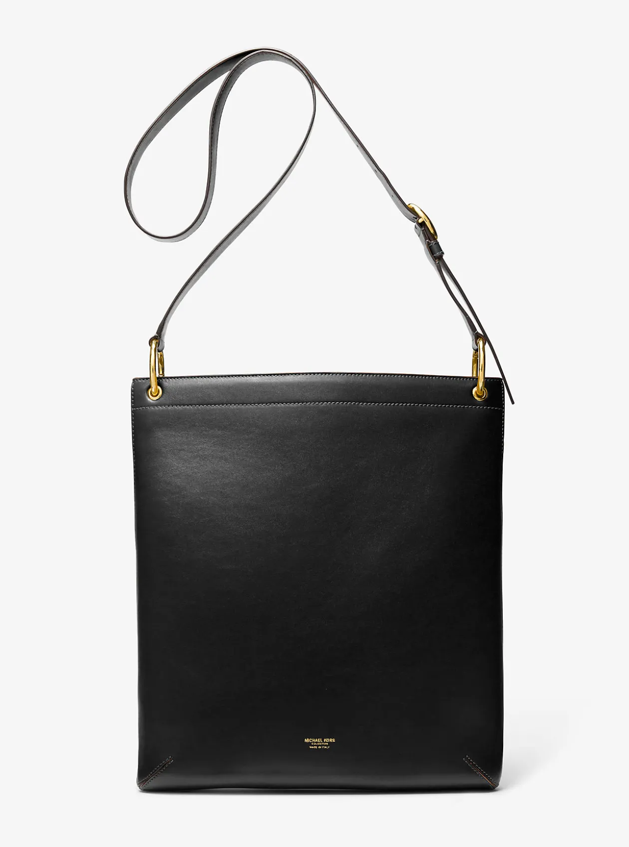 Tate Large Leather Messenger Bag