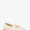 Tiffanie Leather and Empire Signature Logo Mule