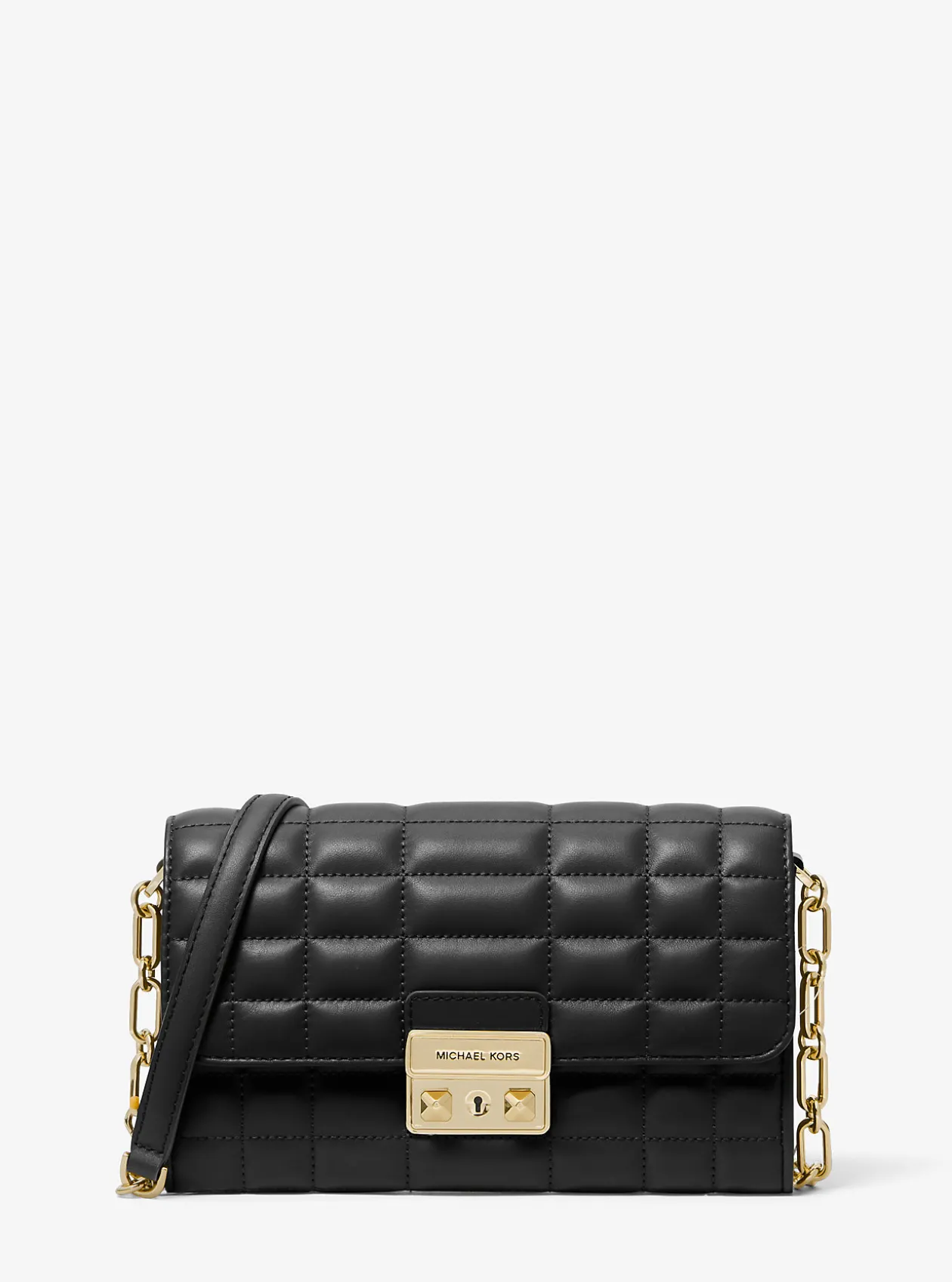 Tribeca Large Leather Convertible Crossbody Bag