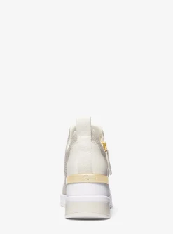 Willis Metallic Stretch Knit Trainer