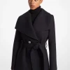 Wool Blend Belted Coat