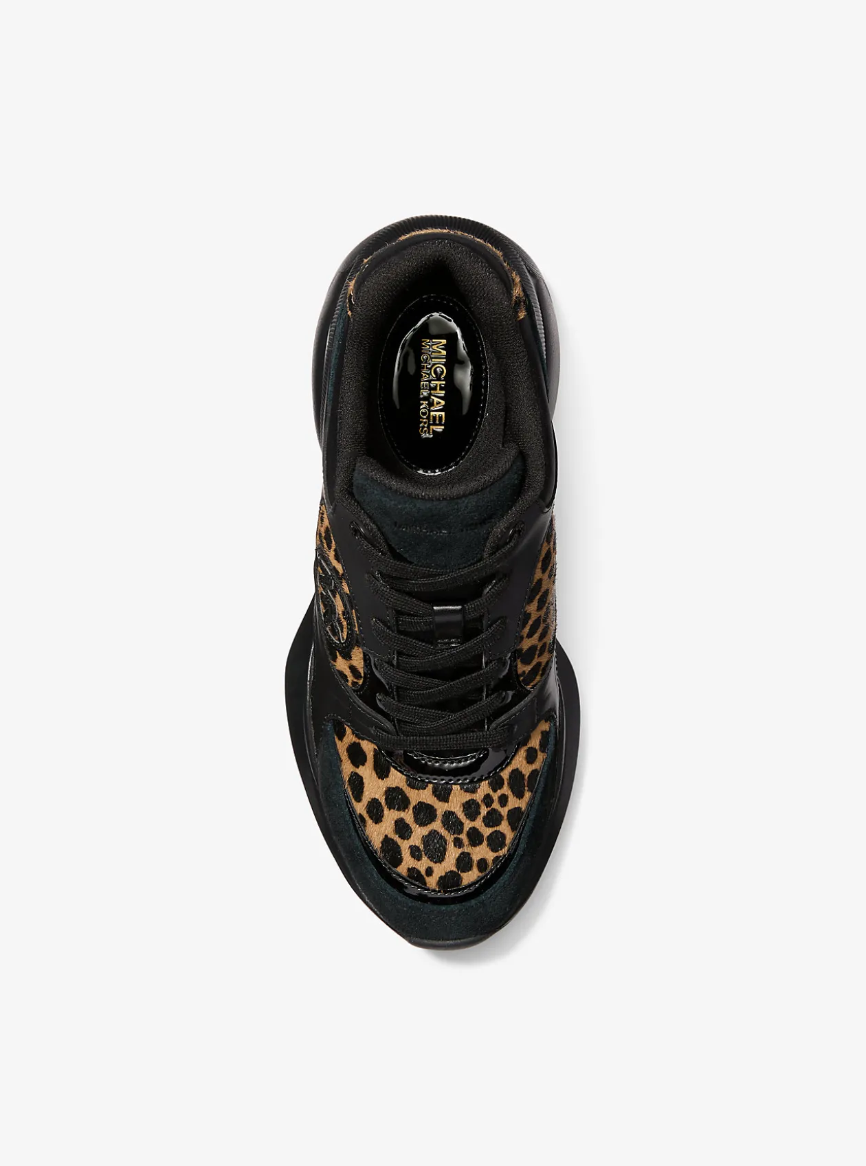 Zuma Cheetah Print Calf Hair and Leather Trainer